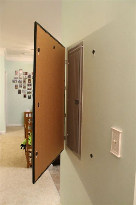 hiding electric panel box st entry|hide electrical breaker box.